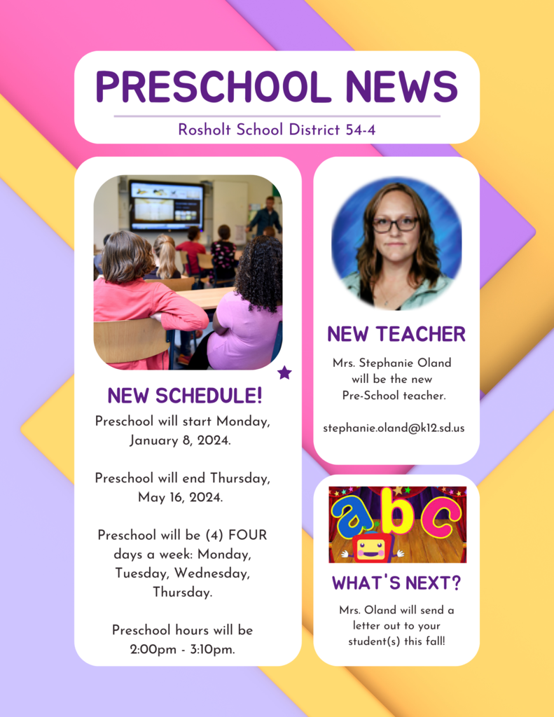 Live Feed Rosholt School District